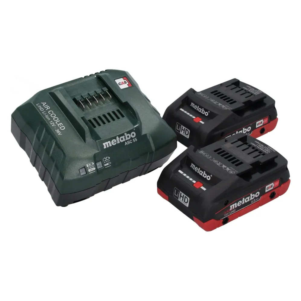 Akumulatorowa szlifierka kątowa Metabo W 18 L 9-125 18 V 125 mm + 2x akumulator 4,0 Ah + ładowarka + metaBOX