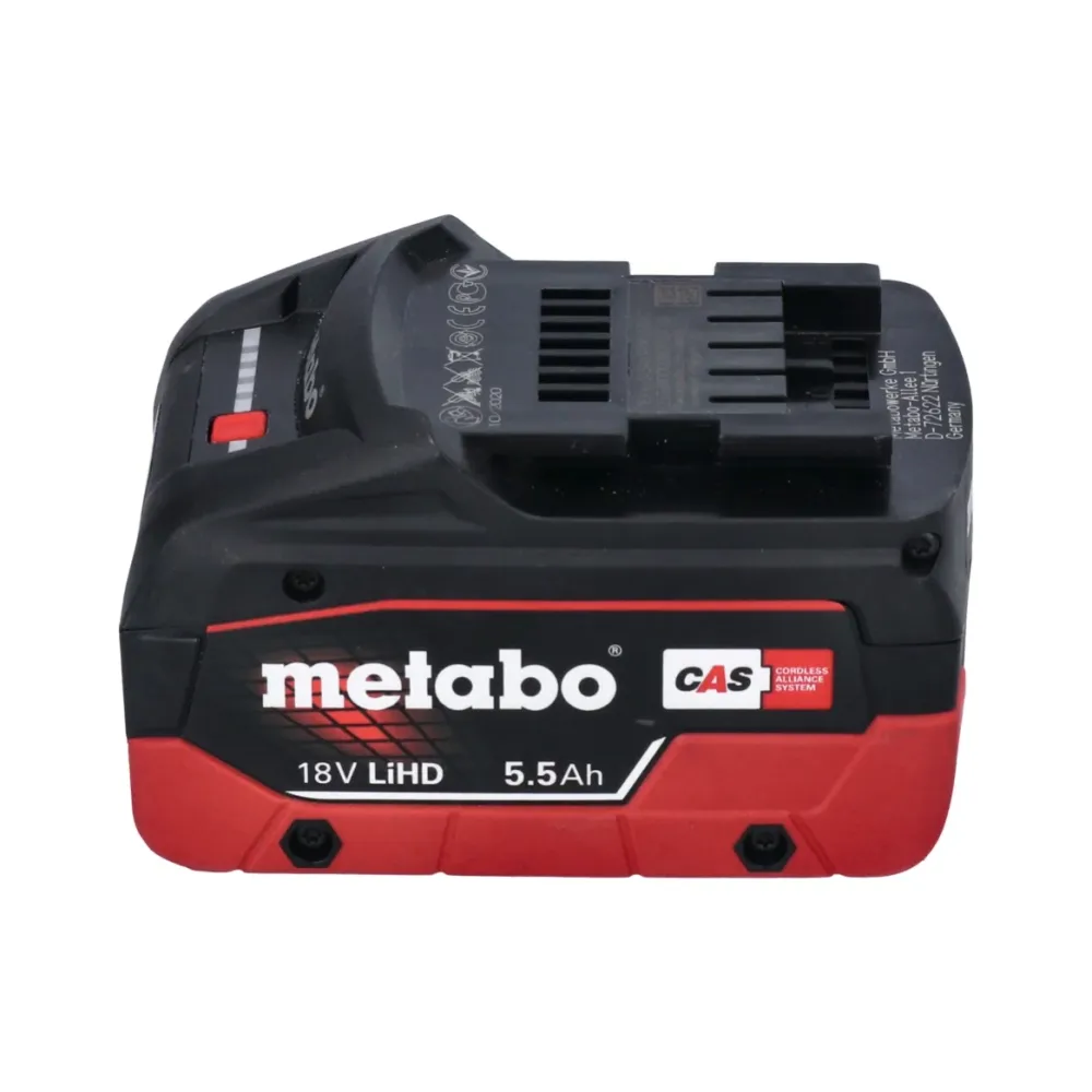 Metabo W 18 LT BL 11-125 Akumulatorowa szlifierka kątowa 18 V 125 mm bezszczotkowa + 1x akumulator 5,5 Ah + metaBOX - bez...