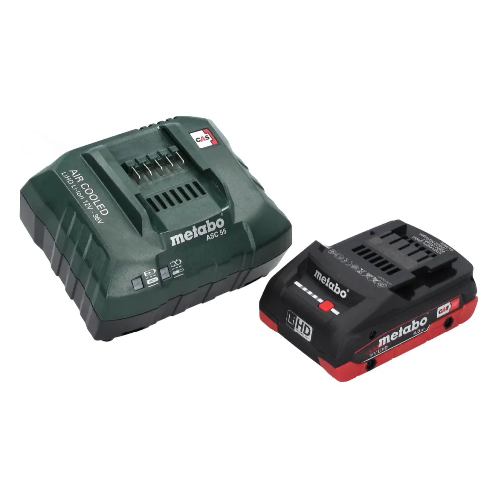 Metabo W 18 7-125 Akumulatorowa szlifierka kątowa 18 V 125 mm + 1x akumulator 4,0 Ah + ładowarka + metaBOX