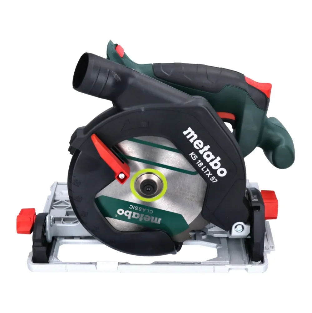 Metabo KS 18 LTX 57 Akumulatorowa pilarka tarczowa 18 V 165 mm + 1x akumulator 5,5 Ah + ładowarka + metaBOX