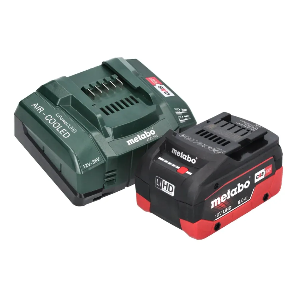 Metabo KS 18 LTX 57 Akumulatorowa pilarka tarczowa 18 V 165 mm + 1x akumulator 8,0 Ah + ładowarka + metaBOX