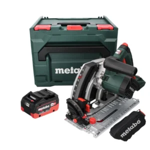 Metabo KT 18 LTX 66 BL Akumulatorowa pilarka tarczowa do cięcia wgłębnego 18 V 165 mm + 1x akumulator 8,0 Ah + metaBOX - b...