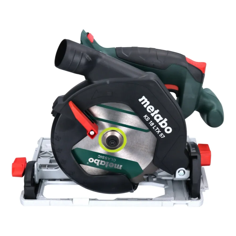 Metabo KS 18 LTX 57 akumulatorowa przenośna pilarka tarczowa 18V 165 x 20 mm + metaBOX ( 601857840 )
