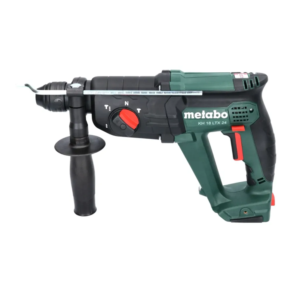 Metabo KH 18 LTX 24 akumulatorowy młot kombi 18 V 2,1 J SDS plus + 2x akumulator 4,0 Ah + ładowarka + metaBOX ( 601712800 )