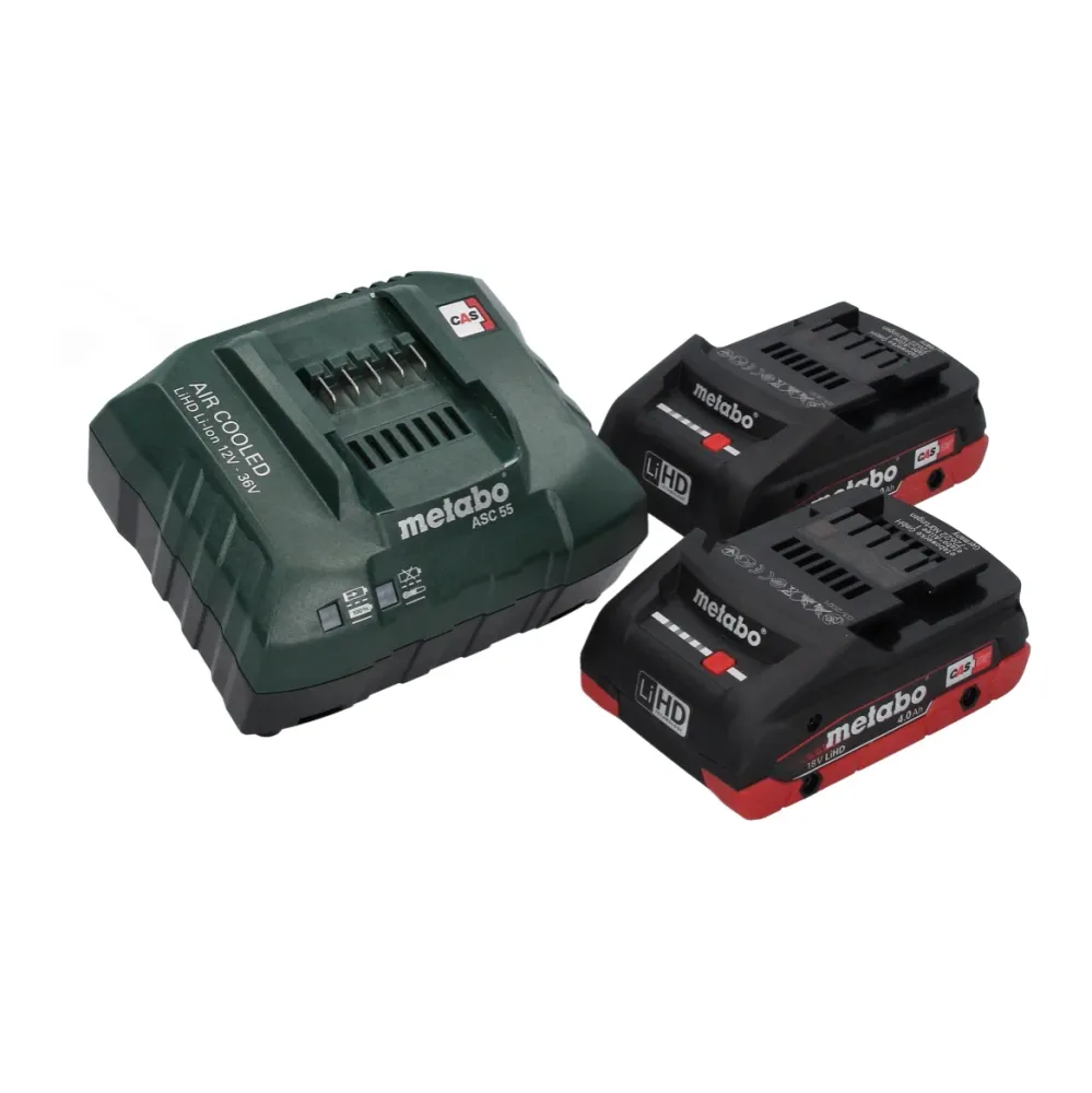 Metabo KH 18 LTX 24 akumulatorowy młot kombi 18 V 2,1 J SDS plus + 2x akumulator 4,0 Ah + ładowarka + metaBOX ( 601712800 )