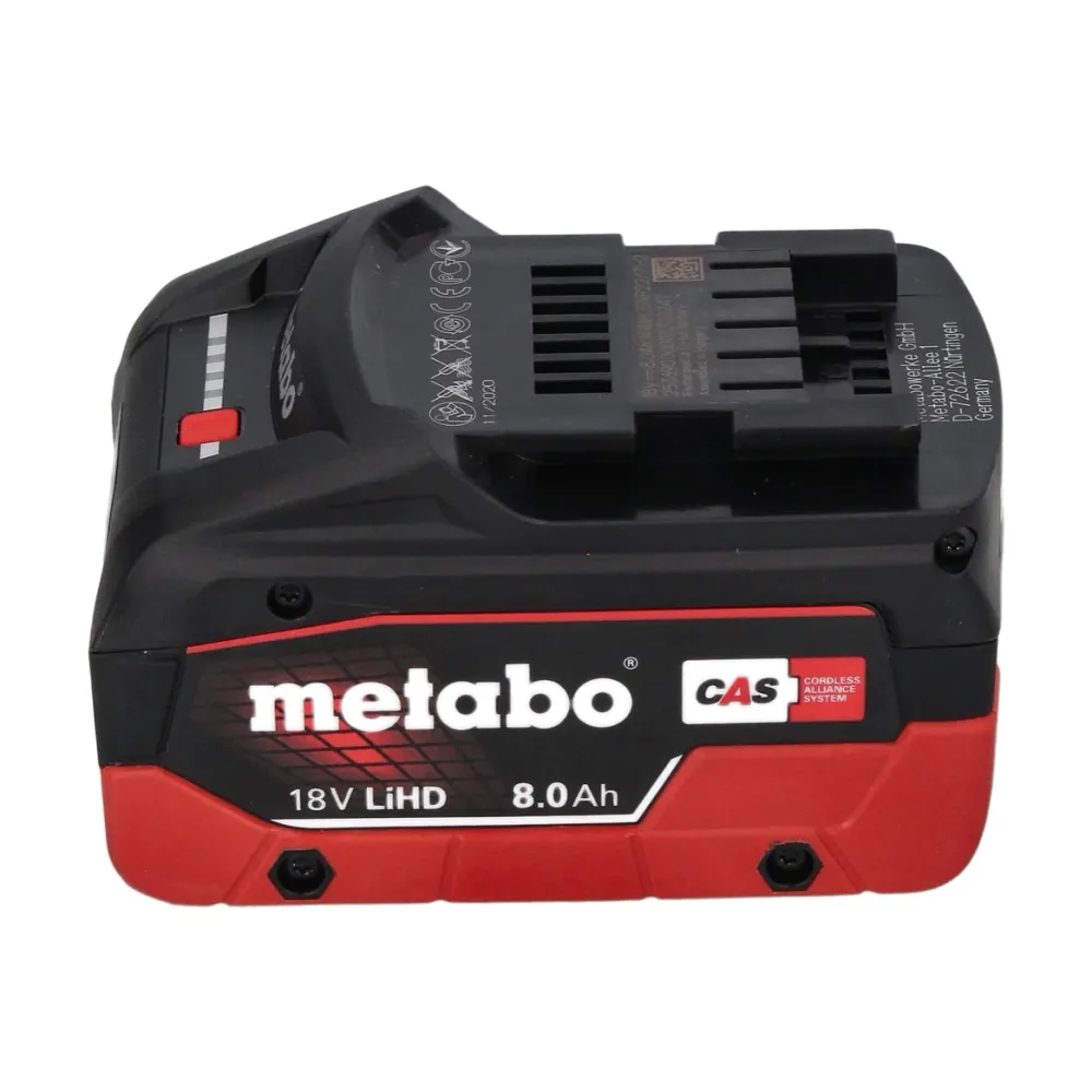 Metabo KH 18 LTX 24 akumulatorowy młot udarowo-obrotowy 18 V 2,1 J SDS plus + 1x akumulator 8,0 Ah + metaBOX - bez ładowarki