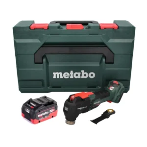 Metabo MT 18 LTX BL QSL akumulatorowe narzędzie wielofunkcyjne 18 V bezszczotkowe Starlock Plus + 1x akumulator 8,0 Ah + m...