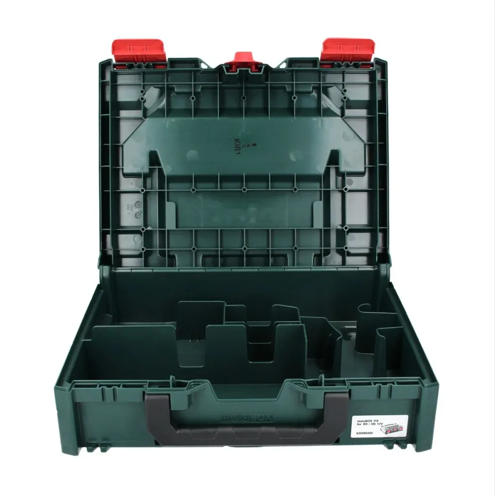 Metabo metaBOX 118 ( 626885000 ) Systemowa walizka narzędziowa z tworzywa sztucznego z możliwością sztaplowania Solo
