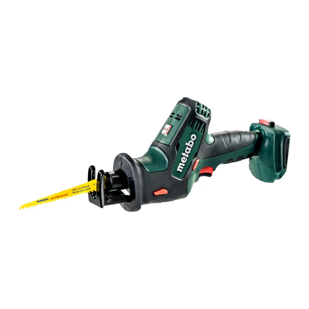 Metabo SSE 18 LTX Kompaktowa akumulatorowa pilarka szablasta 18 V 13 mm + 2x akumulator 2,0 Ah + ładowarka