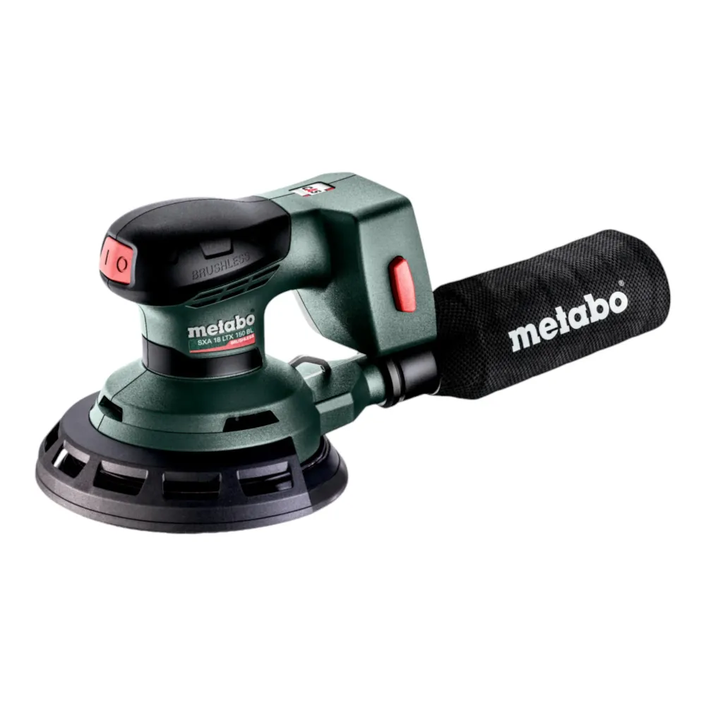 Metabo SXA 18 LTX 150 BL akumulatorowa szlifierka oscylacyjna bezszczotkowa 18 V 150 mm ( 600411840 ) + metaBOX - bez akum...