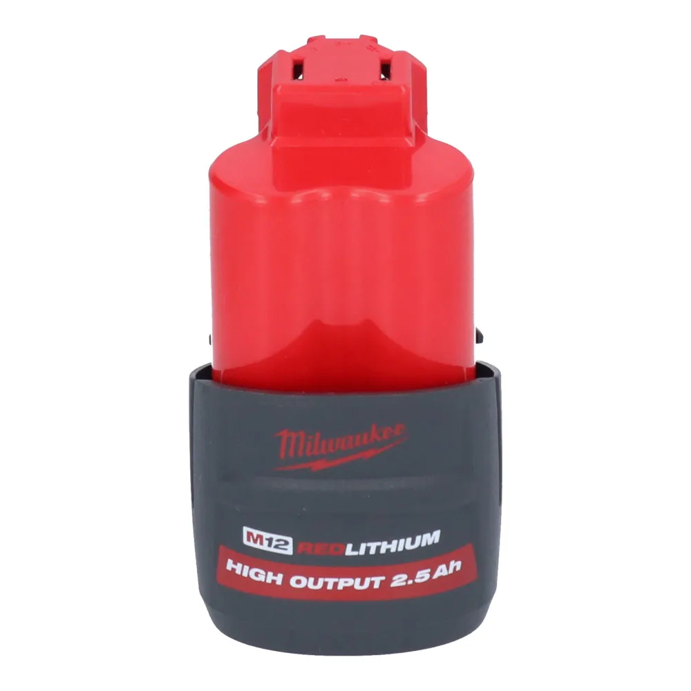 Milwaukee M12 FQID-251 akumulatorowy klucz udarowy 12 V 50 Nm 1/4" bezszczotkowy + 1x akumulator 2,5 Ah - bez ładowarki