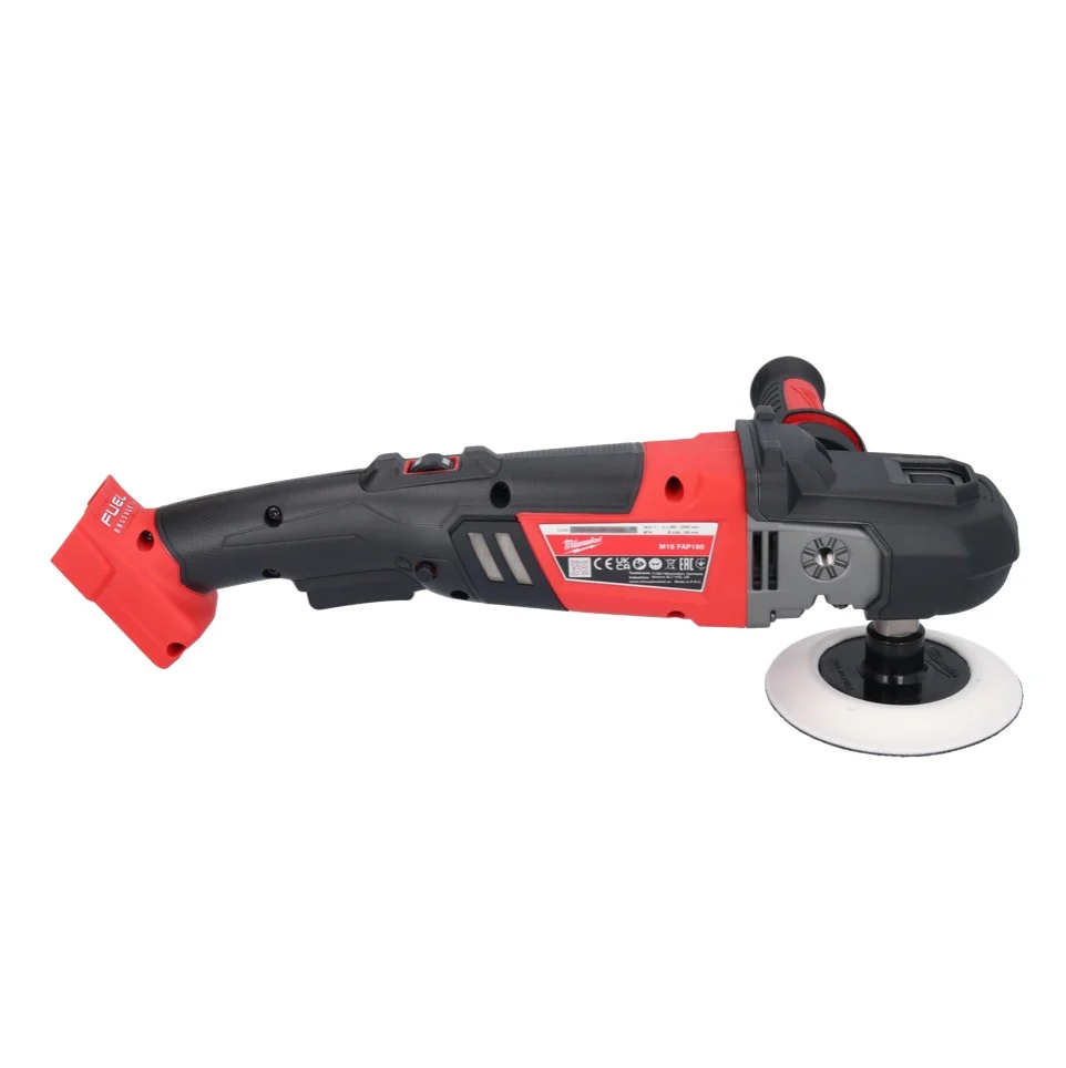Milwaukee M18 FAP180-802 polerka akumulatorowa 18 V 180 mm bezszczotkowa + 2x akumulator 8,0 Ah + ładowarka