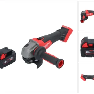 Milwaukee M18 FSAG115X-601 Akumulatorowa szlifierka kątowa 18 V 115 mm bezszczotkowa + 1x akumulator 6,0 Ah – bez ładowarki