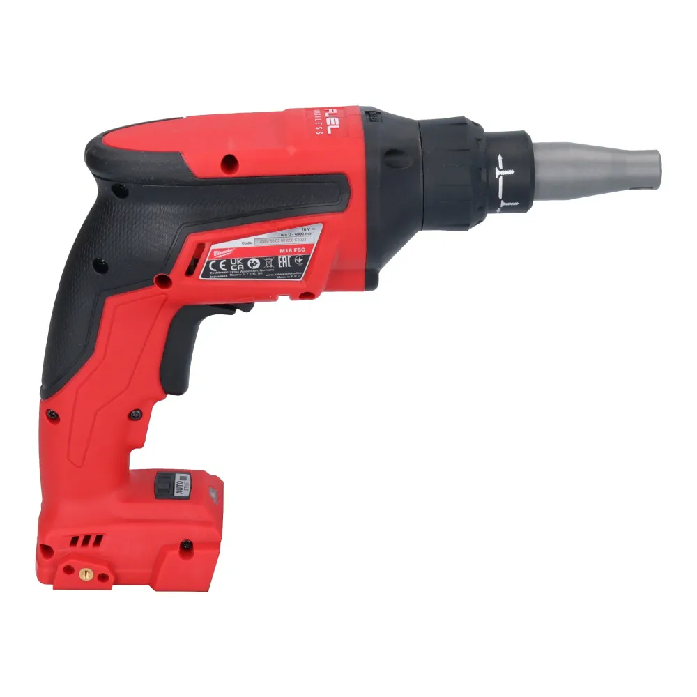 Milwaukee M18 FSG-401X akumulatorowa wkrętarka do suchej zabudowy 18 V 13 Nm bezszczotkowa + 1x akumulator 4,0 Ah + skrzyn...