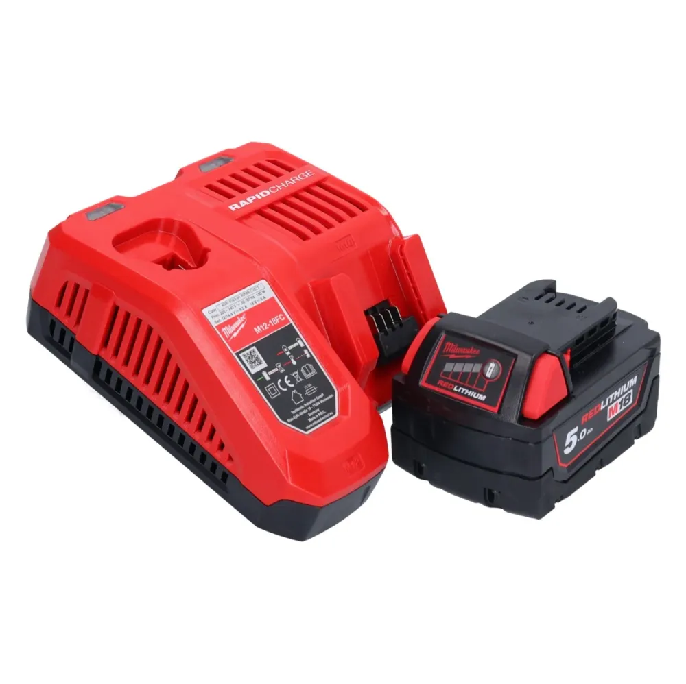 Milwaukee M18 FPD3-501X akumulatorowa wiertarko-wkrętarka udarowa 18 V 158 Nm bezszczotkowa + 1x akumulator 5,0 Ah + ładow...