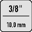 Nasadka Stahlwille 456 18 ( 8000334530 ) 3/8 ″ sześciokątna Długość 32 mm