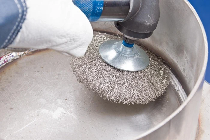 PFERD szczotka stożkowa KBU INOX ( 8000431754 ) Ø 80 mm grubość drutu 0,3 mm 12000 min-¹