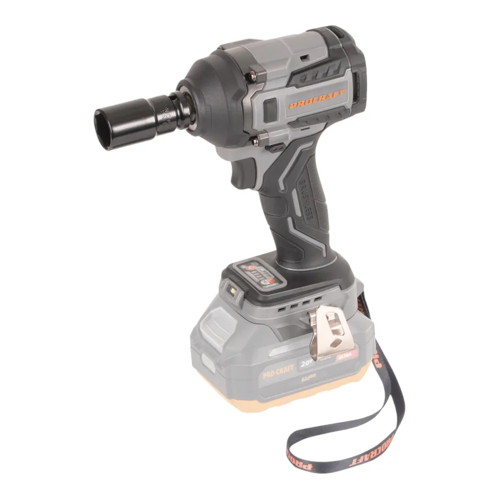Procraft Industrial IW550Abb Akumulatorowy klucz udarowy 20 V 550 Nm 1/2" + 1x akumulator 2,0 Ah - bez ładowarki
