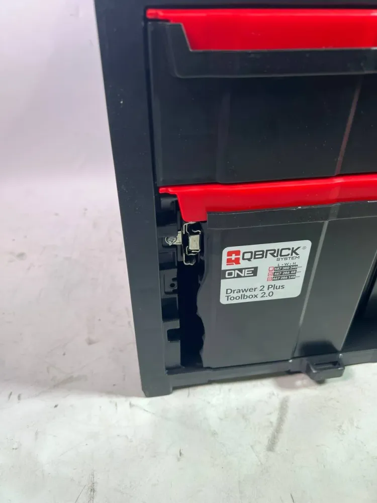 Qbrick System ONE Drawer 2 Plus Toolbox 2.0 modułowa skrzynka narzędziowa 587 x 380 x 340 mm 9 l 20 l