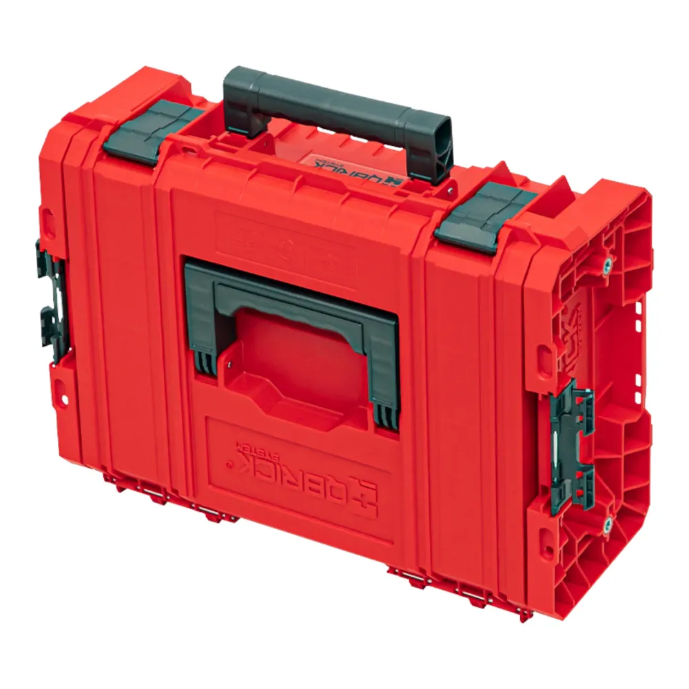 Qbrick System PRO Technik Case 2.0 RED ULTRA HD Niestandardowa walizka narzędziowa 450 x 332 x 171 mm 12 litrów sztaplowan...
