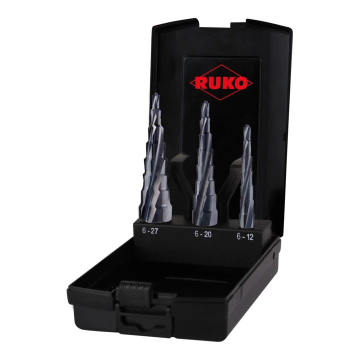 RUKO zestaw wierteł stopniowych ULTIMATECUT Ø 6-12/6-20/6-27 mm ( 4000865221 )