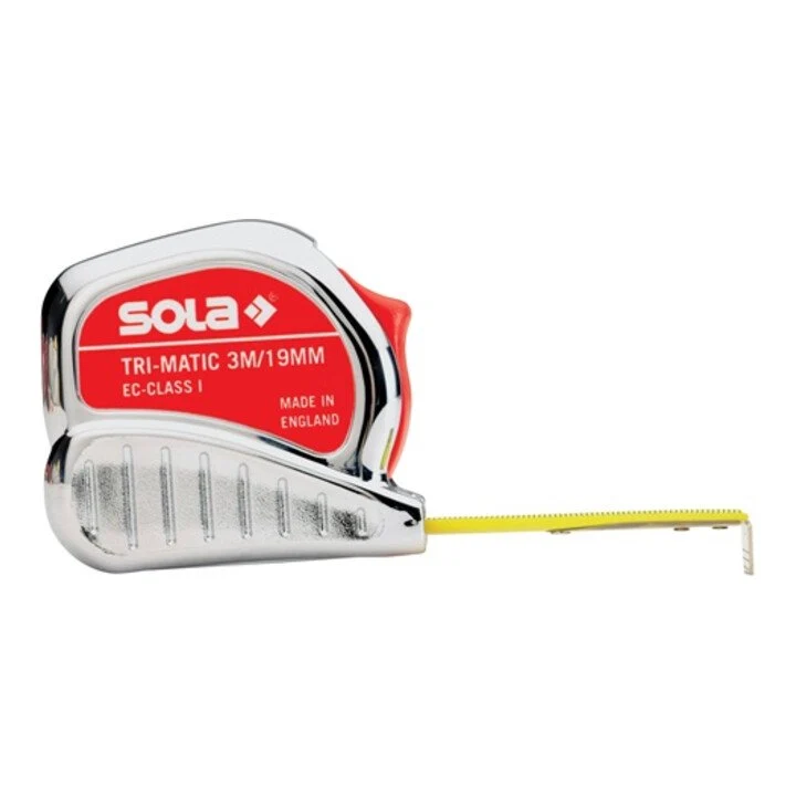 SOLA kieszonkowa taśma miernicza TRI-MATIC długość 5 m szerokość 19 mm mm/cm ( 4000855091 )