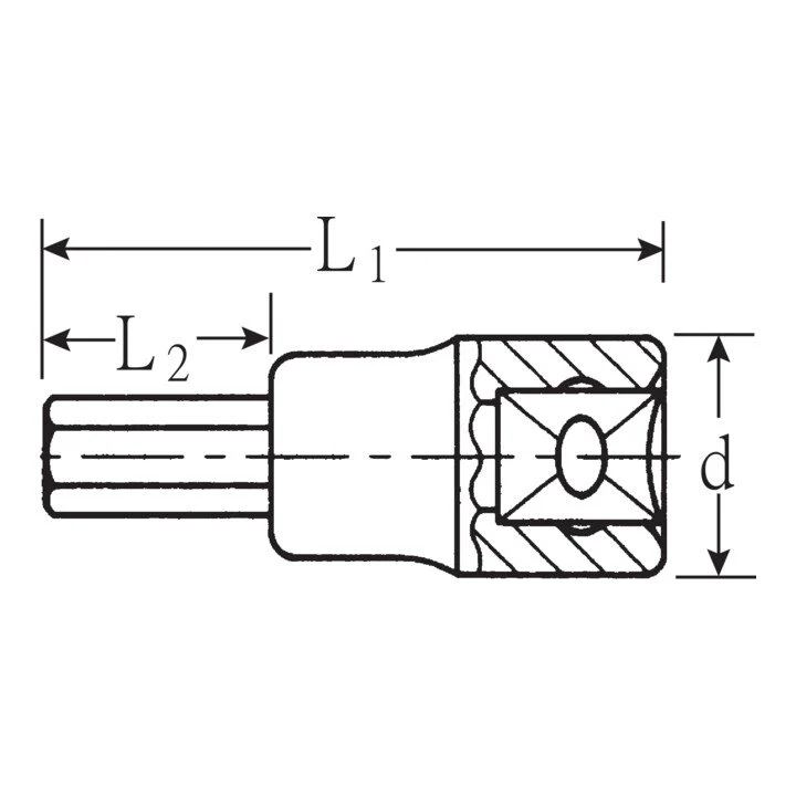 STAHLWILLE Gniazdo 54 1/2 ″ sześciokątne ( 4000826400 )