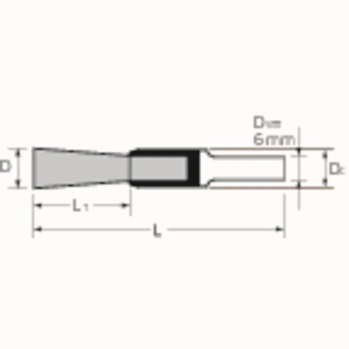 Szczotka PFERD PBGS INOX ( 8000432690 ) Ø 10 mm grubość drutu 0,35 mm 10000 min-¹