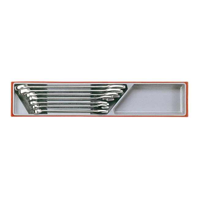 Teng Tools Klucz płasko-oczkowy 7-cz. Rozmiary metryczne