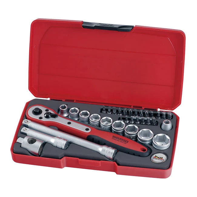 Teng Tools Zestaw kluczy nasadowych 34-cz. Rozmiary metryczne