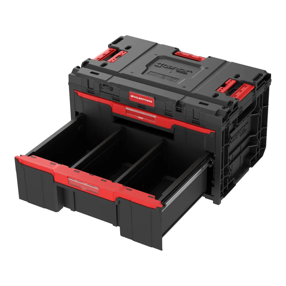 Toolbrothers RHINO XXl Drawer 2 Plus ECO z dwiema szufladami o różnych rozmiarach + przegrody IP66