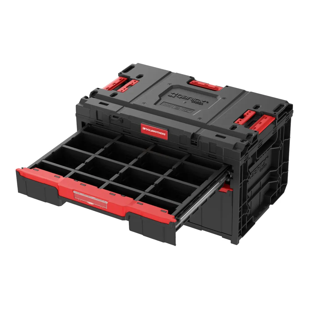 Toolbrothers RHINO XXl Drawer 2 Plus ECO z dwiema szufladami o różnych rozmiarach + przegrody IP66