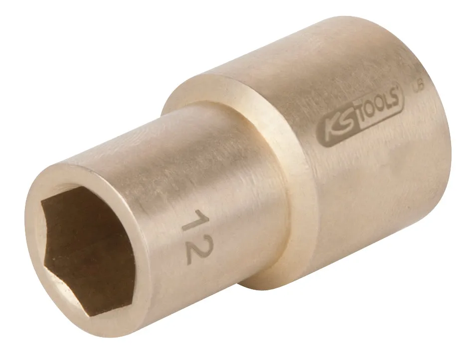 KS TOOLS BRONZEplus Stecknuss 1/2" 6-kant 27 mm ( 963.1225 )