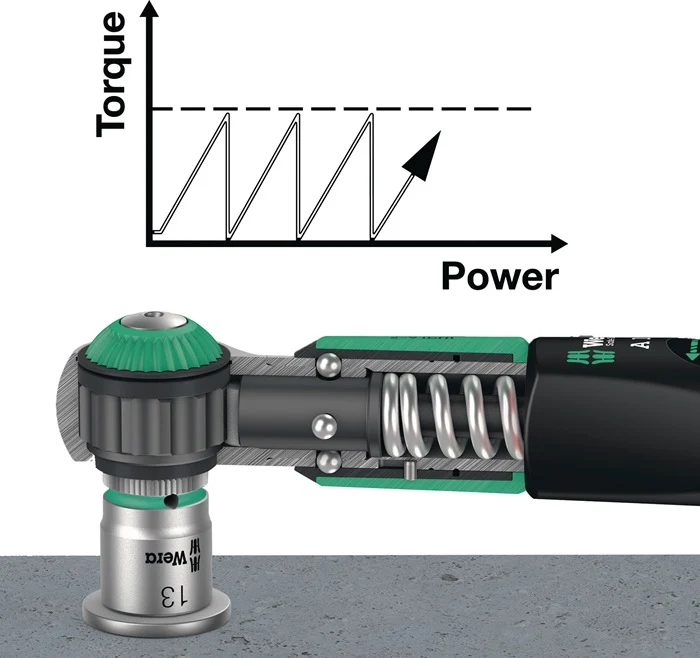 Klucz dynamometryczny WERA Safe-Torque 1 Klucz dynamometryczny 1/4 ″ 2 - 12 Nm ( 4000822440 )