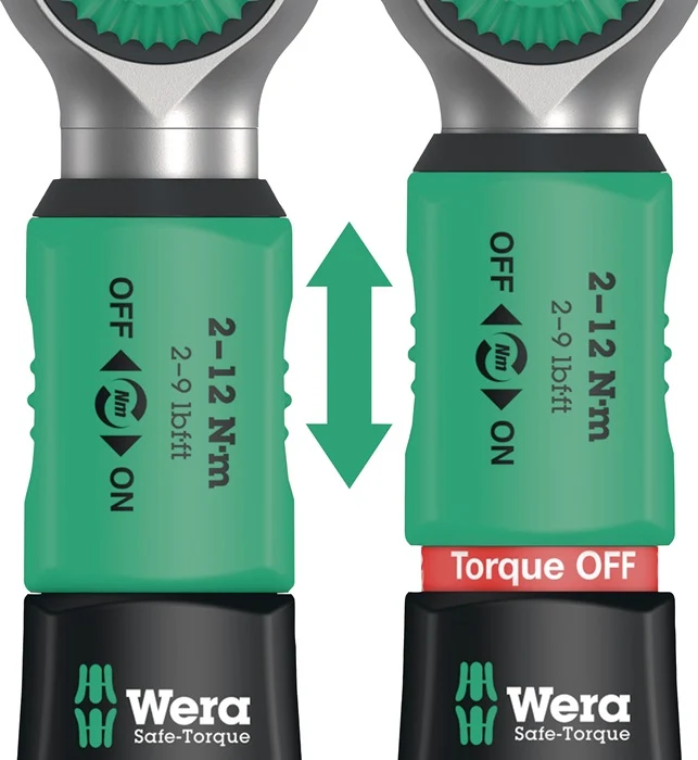 Klucz dynamometryczny WERA Safe-Torque 1 Klucz dynamometryczny 1/4 ″ 2 - 12 Nm ( 4000822440 )