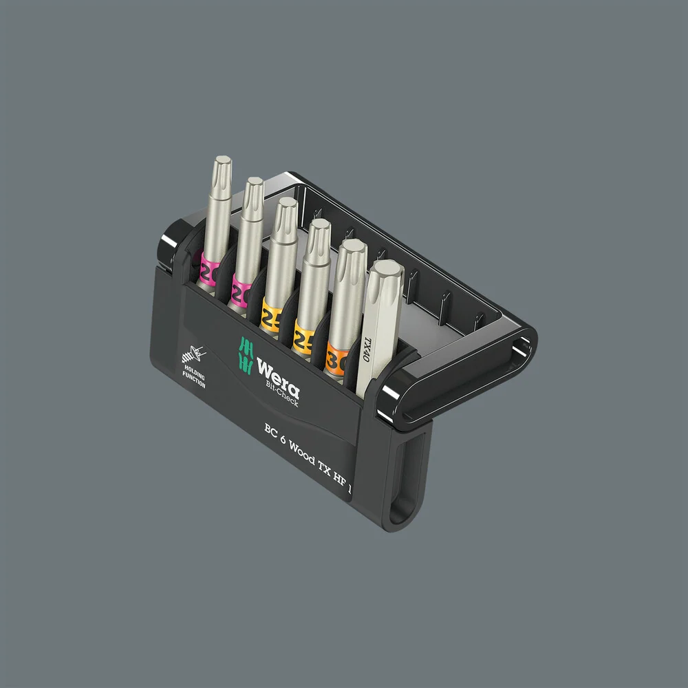 WERA Bit-Check 6 Wood TX HF 1 6-częściowy zestaw bitów ( 4000829910 )