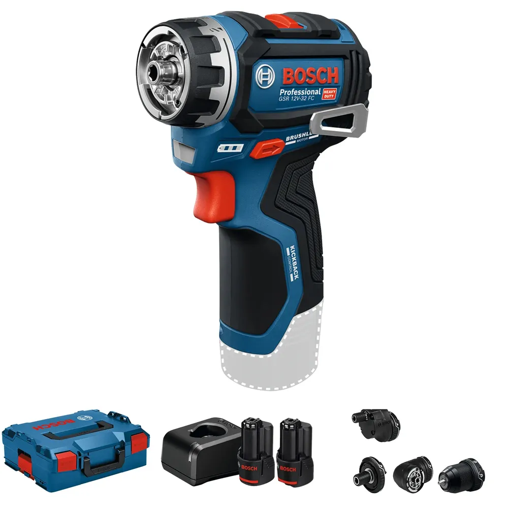 Wiertarko-wkrętarka akumulatorowa Bosch GSR 12V-32 FC PRO 12V 2Ah