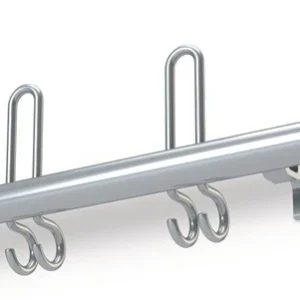Wieszak ścienny ( 3000284063 ) Aluminium F2 Rozstaw haków 200 mm