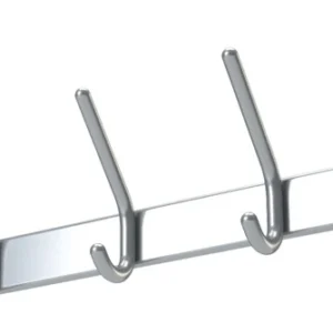 Wieszak ścienny ( 3000284072 ) Aluminium F1 kolor naturalny Rozstaw haków 150 mm