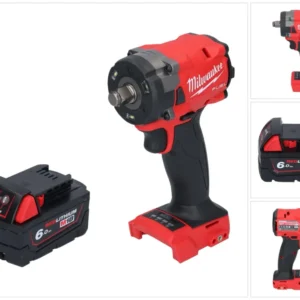Wkrętarka udarowa Milwaukee M18 FIW2F12-601 18 V 339 Nm 1/2" bezszczotkowa + 1x akumulator 6,0 Ah – bez ładowarki