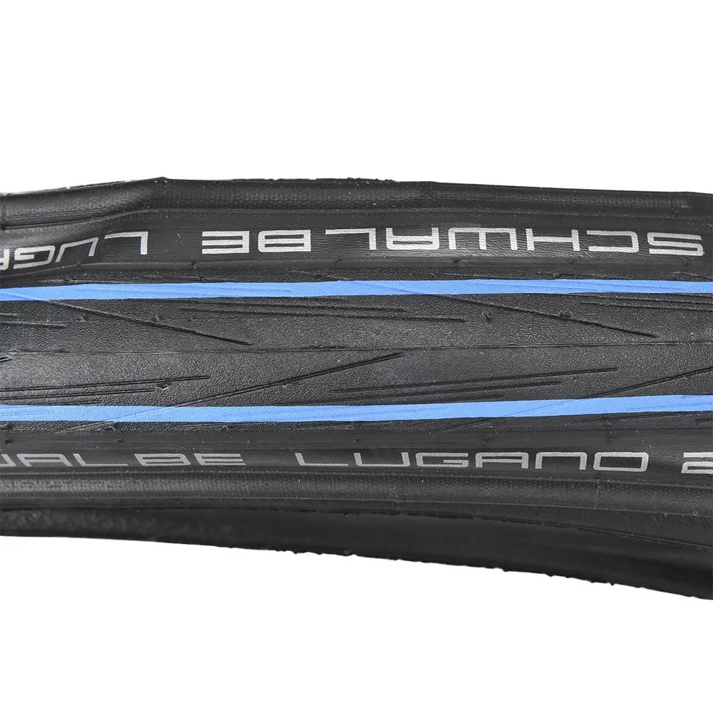 SCHWALBE LUGANO II 700c K-Guard Opona dętkowa Niebieska