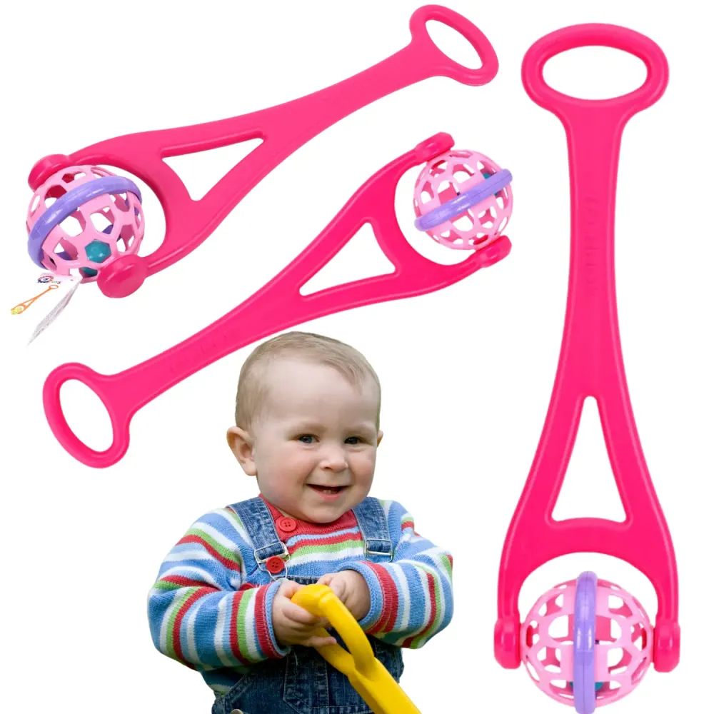 Pchacz dla Dziecka Kula z Grzechotką – Nauka Chodzenia 63 cm