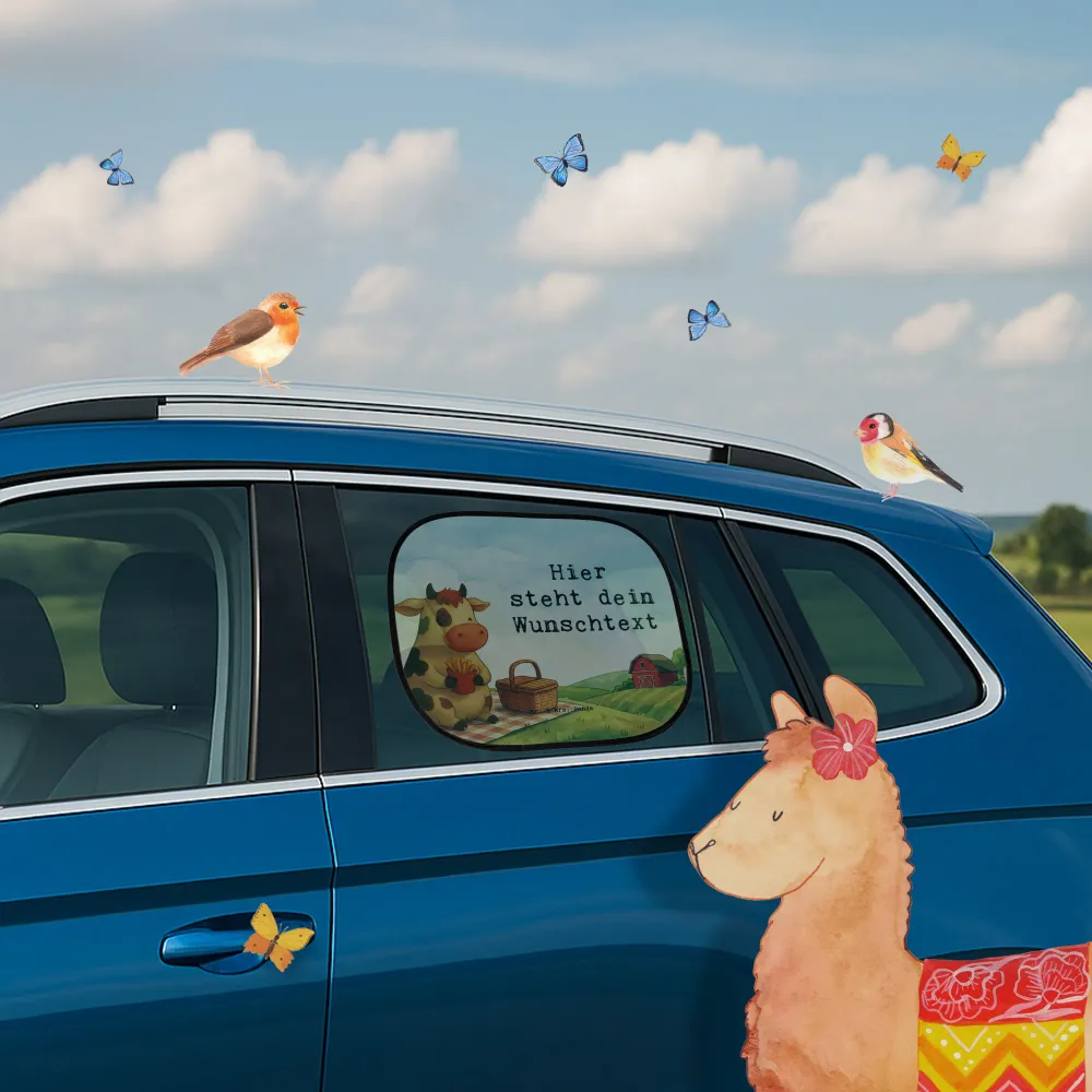 Personalizowana osłona przed słońcem Kuh Pommes Design