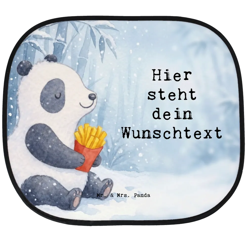 Personalizowana osłona przed słońcem Panda Winter Pommes Design