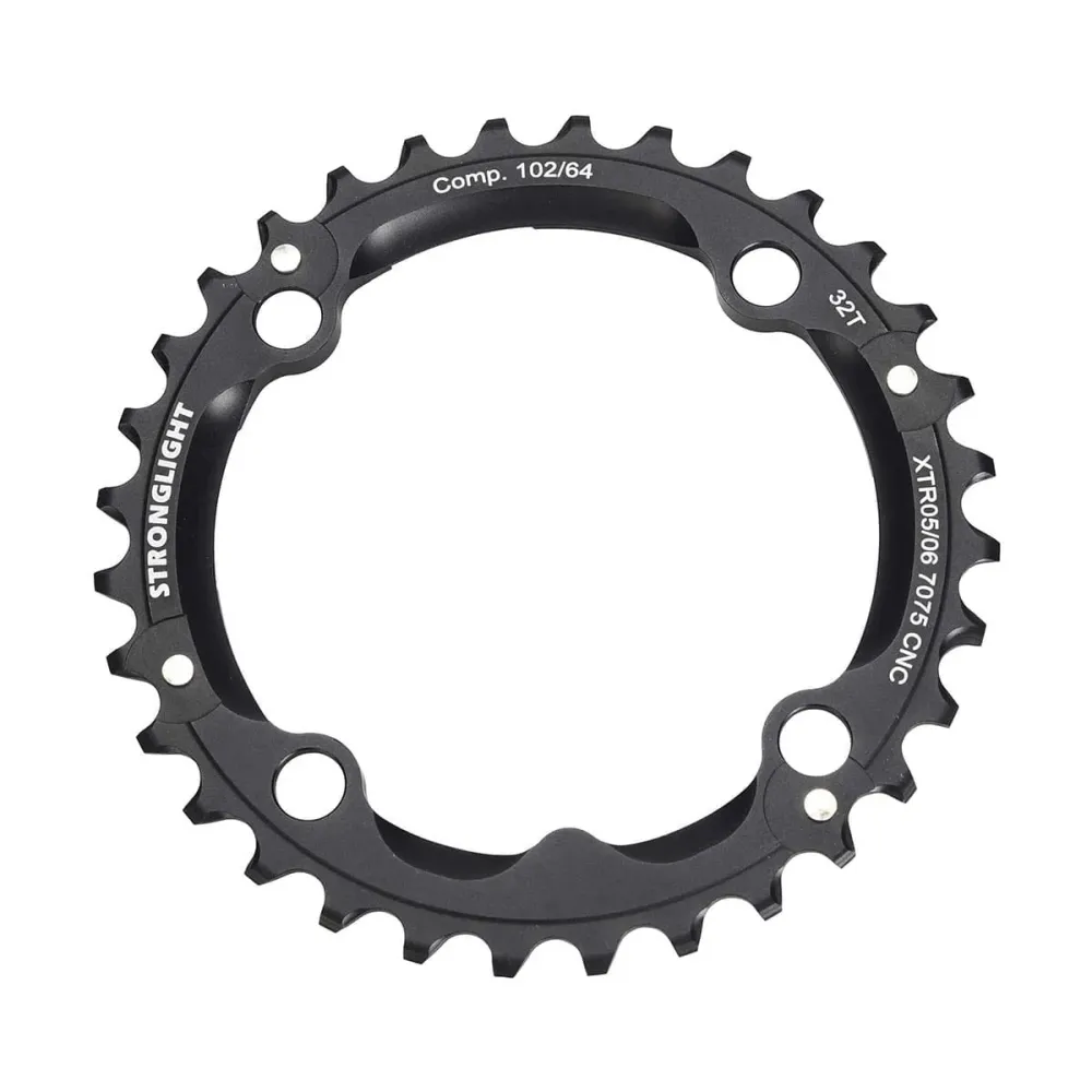 STRONGLIGHT ALU 7075 SHIMANO XTR M960 9V 4-otworowa tarcza pośrednia 102 mm