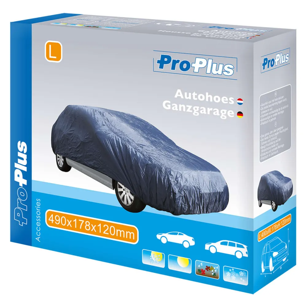 ProPlus Pokrowiec samochodowy, L, 490 x 178 x 120 cm, granatowy