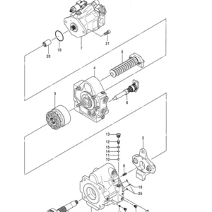 Pompa hydrauliczna 4469025 FYD00002228 pasuje do Hitachi ZAX85 ZX85