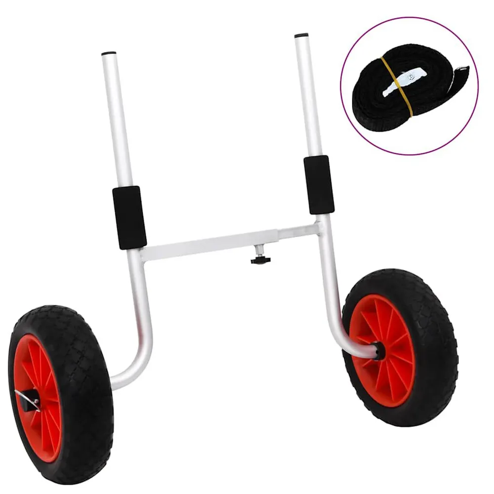 Wózek do transportu kajaka, 90 kg, aluminiowy