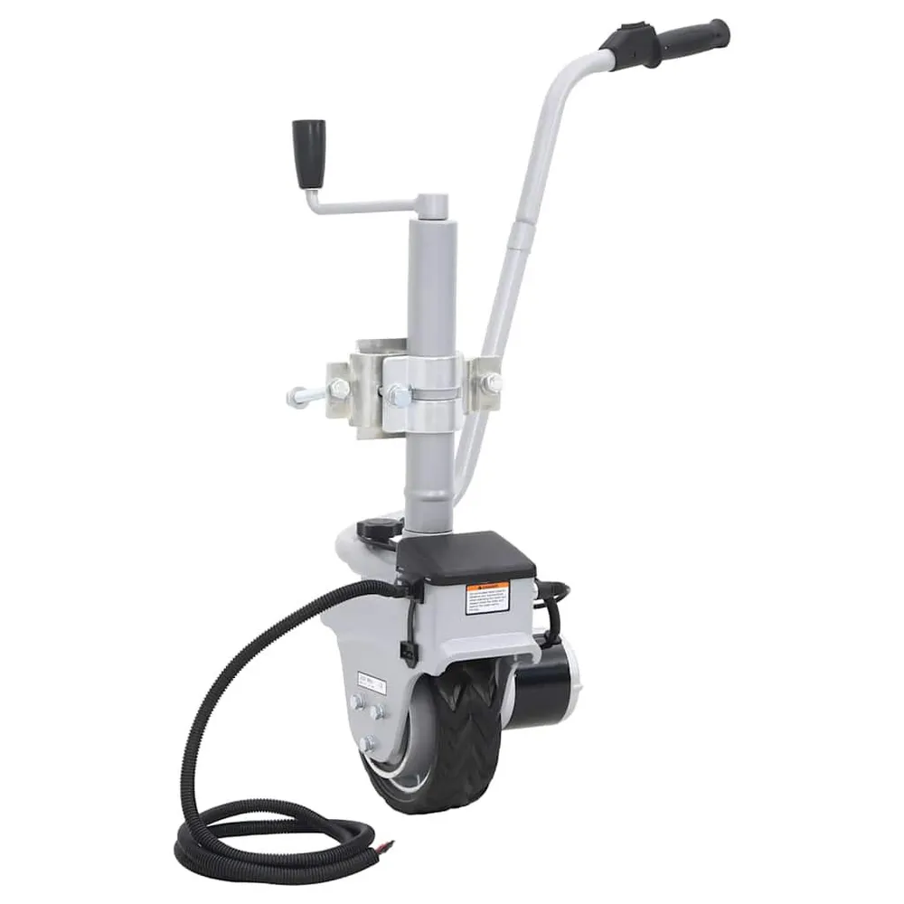 Aluminiowe koło podporowe/manewrowe do przyczepy, 12 V, 350 W