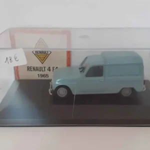 Niebieski Renault 4 F4 z 1965 roku